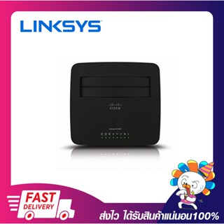 Linksys X1000 ADSL2+ Wireless Modem Routerความถี่ 2.4Ghz ความเร็ว 300Mbps พร้อม 3 Port Lan