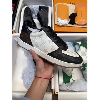 [ พร้อมส่ง ] LV Sneaker Black White Brown Size 40 - 46 [ ORI ]