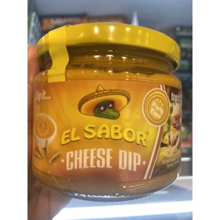 Cheddar Cheese Dip ( El Sabor Brand ) 300 G. ซอสสำหรับจิ้ม รสชีส ( ตรา เอลซาบอล ) เชดดา ชีส ดิพ