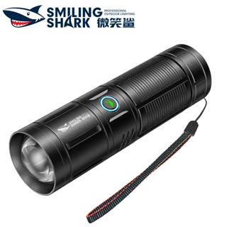 Smilingshark SD6006 ไฟฉาย led 4500lumens ซูมได้ พร้อม 5 โหมด ชาร์จได้ กันน้ํา สําหรับตั้งแคมป์ เดินป่า ล่าสัตว์