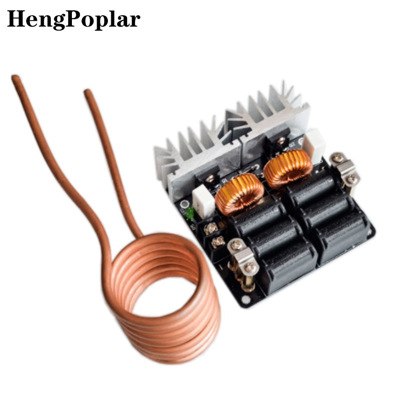 1000w Zvs 20A Low Voltage Induction Heating Board Flyback Driver High frequency heater brass coil Po