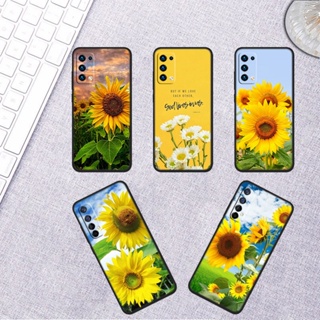 เคสโทรศัพท์มือถือแบบนิ่ม ลายดอกทานตะวัน NX77 สําหรับ Samsung Galaxy M02 A02 A03S A6 A7 A8 A9 A10 A10S Plus