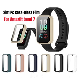 เคสป้องกันหน้าจอ PC พร้อมฟิล์มนิรภัย สําหรับ Huami Amazfit Band 7