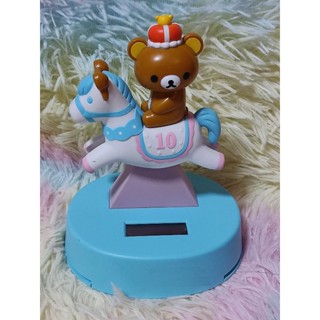 ❤️🎠Rilakkuma Solar Powered Rocking Horse 🎠❤️ น้อง คุมะ พลังงานแสงอาทิตย์ ขี่ม้า โยกไปมา น่ารักมากๆ❤️🎠