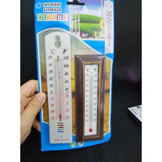 ปรอทวัดอุณภูมิอากาศ THERMOMETER แพ็คคู่ ขนาด 6 และ 7.7 นิ้ว