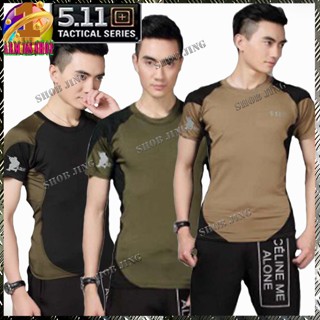 เสื้อคอกลมคอมแบท5.11 Tactical T-shirts เสื้อยืด เสื้อยืดคอกลมแขนสั้น-ยาวใส่ได้หญิง-ชายเหมาะเดินป่าลาดตระเวนแห้งเร็ว