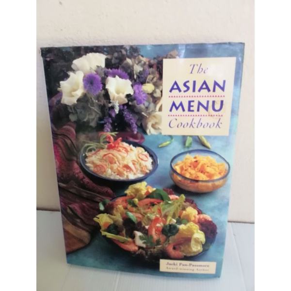 The Asian Menu Cookbook Hardcover (used book)