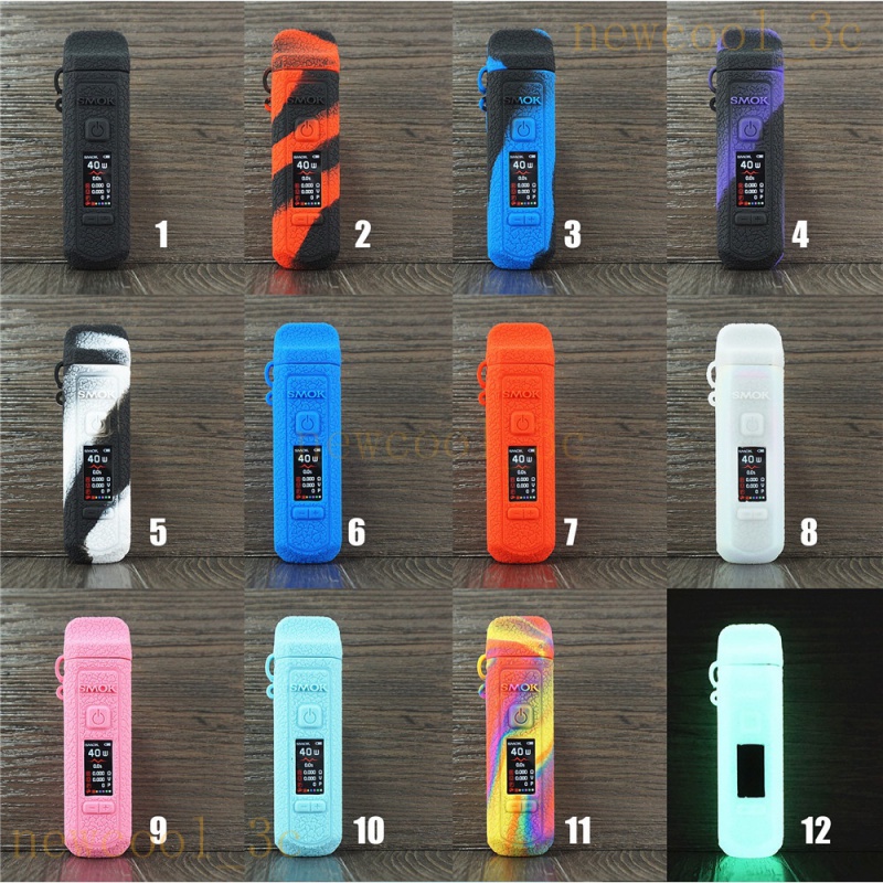 [newcool] 12-color spot smok rpm40 silicone cover protective cover leather cover sticker accessories shell lanyard rpm 40w YQGF