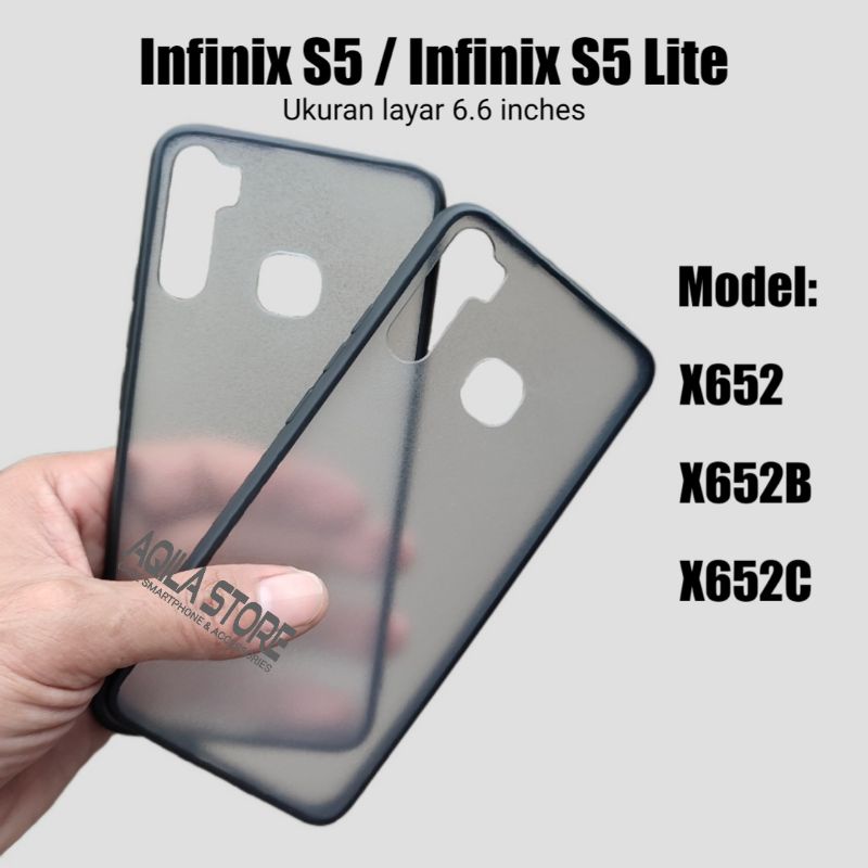 เคส Infinix S5 / S5 Lite (รุ่น: X652, X652B, X652C) เคสฟิวส์ใสฝ้า