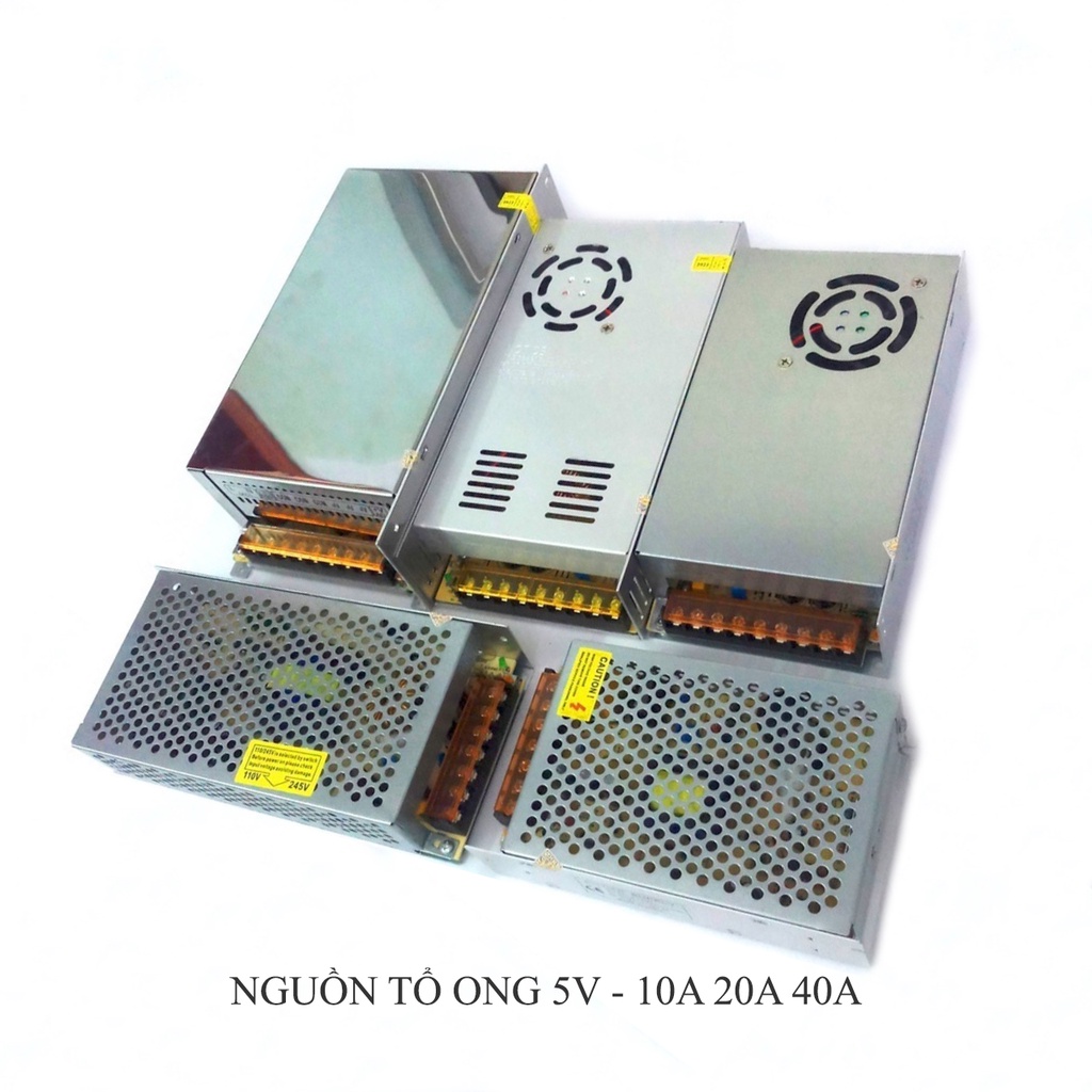 แหล่งพลังงานรังผึ้ง 5V - 10A/20A/40A/60A สําหรับไฟ Led 5V, กล้อง 5V