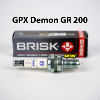 หัวเทียน BRISK COPPER RACING แกนทองแดง GPX Demon GR 200 Spark Plug (C21B) รองรับทุกน้ำมัน