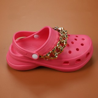 Croc Jibz ชุดกระดุมโลหะ สีฟ้า สําหรับรองเท้า DIY