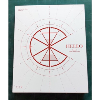 อัลบั้ม CIX - HELLO Chapter 3. Hello, Strange Time Album ของแท้ พร้อมส่ง แกะแล้ว ไม่มีการ์ด ไม่มีโปสเตอร์ CD Kpop