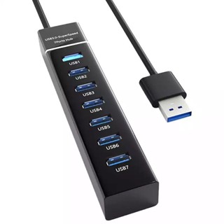 USB 3.0 HUB ความเร็วสูง7พอร์ตฮับสวิตช์อิสระHubสี่บิตSplitter Hub Usb 3.0/2.0 multi-Interface Hu