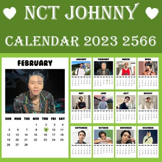 ❗พร้อมส่ง❗ 💚 ปฏิทิน NCT JOHNNY 2566 2023 ขนาด 2x3 นิ้ว 💚