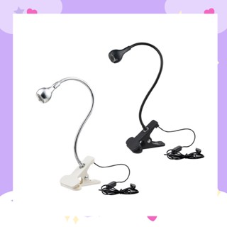 💥โคมไฟLED💥 มีสวิตซ์ เปิด-ปิด ปรับขาโค้งงอได้360 สายไฟUSB โคมไฟตั้งโต๊ะ หนีบ clip lamp รับประกัน 2 ปี