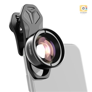 Apexel APL-Hb เลนส์มาโคร 4K HD 100 มม. ไม่ผิดเพี้ยน สําหรับ iPhone 11 XS XS Max XR X 8 8 Plus