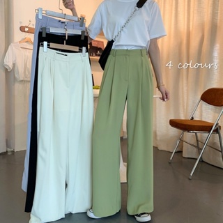 กางเกงสบาย ๆ ชุดสูท กางเกงตรงเกาหลี กางเกง กางเกงบาง ๆ กางเกงขากว้าง