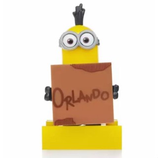 Minions⭐Kevin Orlando Sign Serie 3 : Minions MEGA BLOKS น้องเควิน ถือป้าย น่ารักมากๆ หายากแล้วจ้า⭐