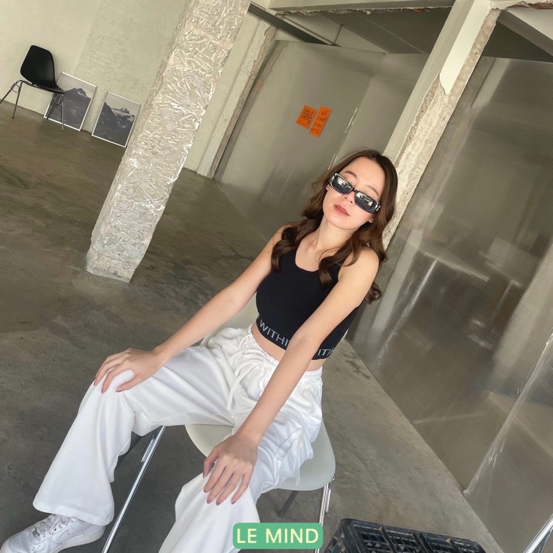 ▪️Laika ▪️กางเกงวอร์มเชือกผูก กระเป๋าข้างทรงสวย กางเกงคาร์โก้ ใส่สบาย