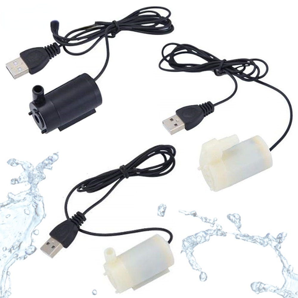 Dc 5V USB เสียงเบา มอเตอร์ไร้แปรงถ่าน ปั๊มน้ําใต้น้ํา ขนาดเล็ก 120L/H สําหรับชุด Diy