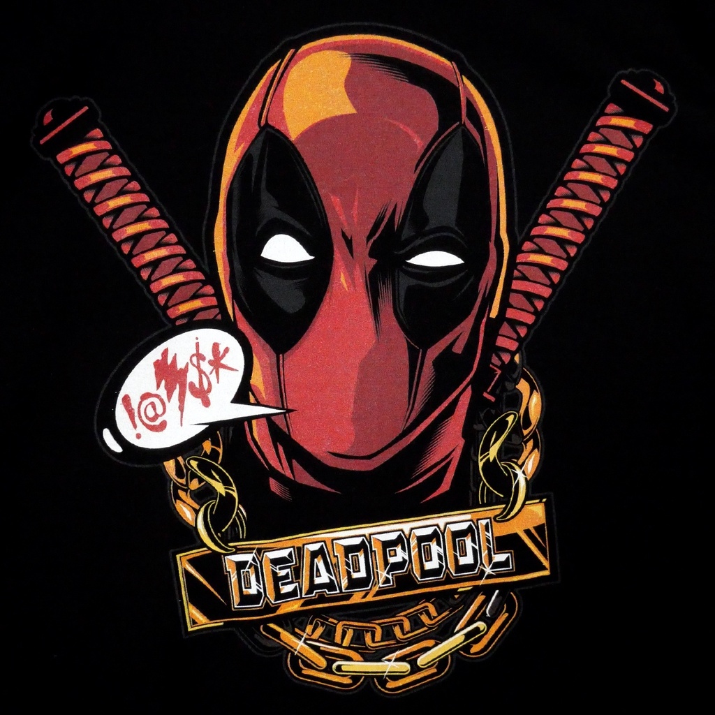 Power 7 Shop เสื้อยืดการ์ตูน มาร์เวล เสื้อยืด DEADPOOL ลิขสิทธ์แท้ MARVEL COMICS T-SHIRTS (MVX-318) — صورة 3