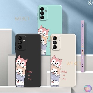 เคส Samsung A04S A02 A03 A04 A03S A02S A01 โทรศัพท์มือถือ แบบนิ่ม ลายสัตว์เลี้ยงน่ารัก สําหรับ(3GG)