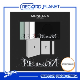 [POB] MONSTA X - REASON The 12th Mini Album (Photobook Ver. / CassetteTape ver. / Kit ver.) + Free Gift