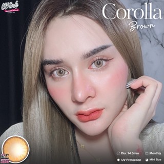 ร้านเลนส์สวยคอนแทคWink รุ่น Corolla  /สีGray เทา / สีBrown น้ำตาลไม่มีค่าสายตา นำเข้าจากเกาหลี มี อย.แฟชั่นสุดHit ขายดี)