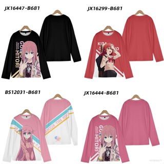 เสื้อกันหนาวแขนยาวลําลอง มีฮู้ด ทรงหลวม ลายการ์ตูนอนิเมะ Bocchi The Rock Gotou Hitori Kita Ikuy Hoody สําหรับผู้ชาย และผู้หญิง