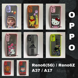 พร้อมส่ง เคสกันกระแทก ลายมาใหม่ Oppo Reno6(5G) Reno6Z A17 A37 งานส่งจากไทย