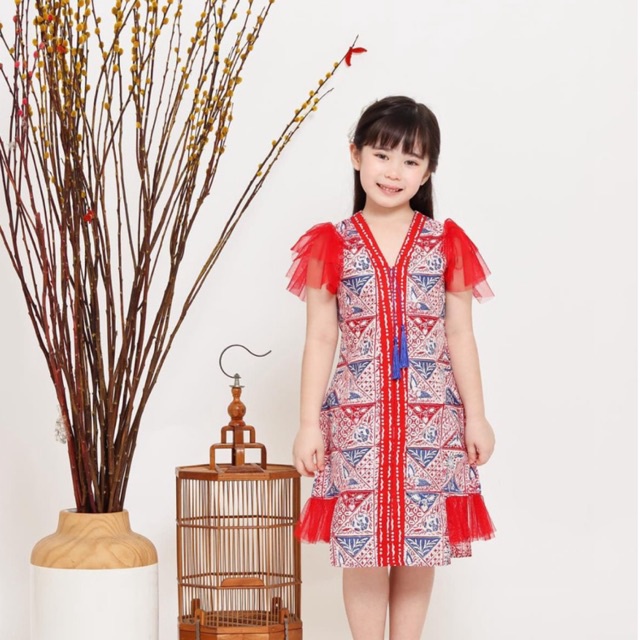 Bekids Dress Batik Girls Derien