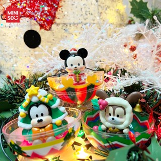 MINISO พวงกุญแจ ลูกบอลมหัศจรรย์ Mickey Mouse Collection Christmas Ball Bag ลิขสิทธิ์แท้