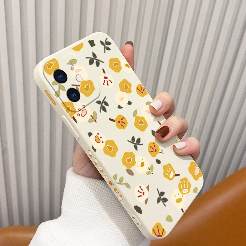 เคส Redmi Note 12 13 Pro+ 11 Pro 5G 11S Note 10 9 8 Pro 10s 9s 9T เคส Redmi 12 5G 12C 10C A1 10 9A เคสนิ่มกันกระแทกดอกไม้