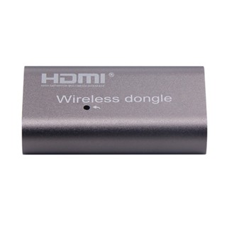 อะแดปเตอร์รับสัญญาณทีวีไร้สาย WiFi HDMI สําหรับ IOS Andriod Phone PC เป็น TV