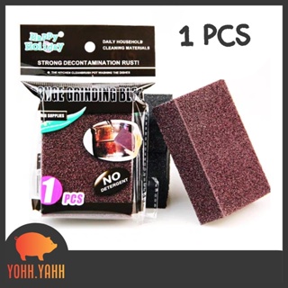 YOHH.YAHH (1 ชิ้น) ฟองน้ำขัดหม้อนาโน Magic Nano Sponge Heavy Duty สำหรับงานหนักมหัศจรรย์ ขัดคราบสนิม คราบน้ำมัน คราบดำ