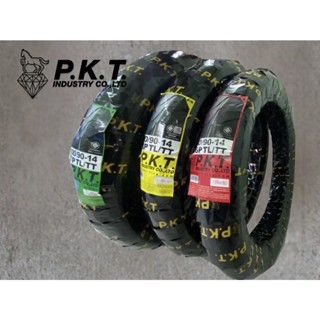 ยางนอก PKT เบอร์ 80/90-14 , 90/90-14, 100/90-14 TL ยาง แบบไม่มียางใน Tubeless สำหรับ PCX, Click ล้อแม็ก