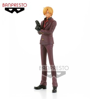 ของแท้ 100% โมเดล PVC รูปการ์ตูนวันพีช Banpresto DXF Wanno Country Sanji 17 ซม. ของขวัญ ของเล่นสําหรับเด็ก ขายส่ง