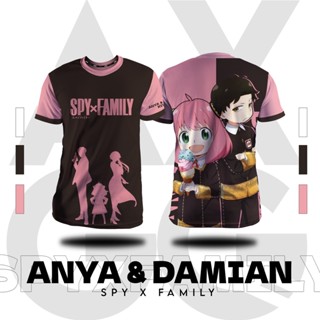 เสื้อยืด พิมพ์ลายการ์ตูนอนิเมะ Spy X Family