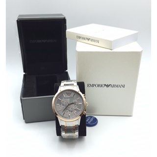 นาฬิกา EMPORIO ARMANI MENS AR11077 QUARTZ 43 MM CHRONOGRAPH พร้อมกล่อง (ใหม่)