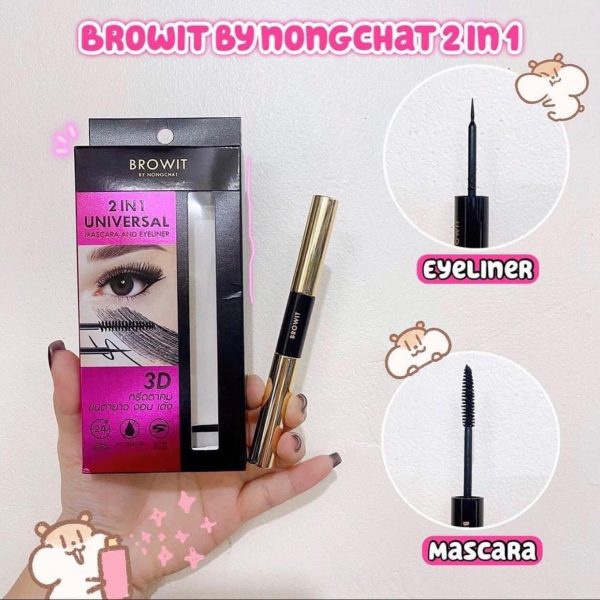 Browit โดย Nongchat 2 in 1 Eyelash And Eyeliner