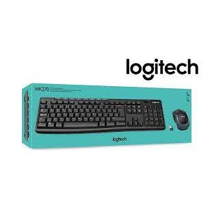 คีย์บอร์ด Logitech wireless combo mk270