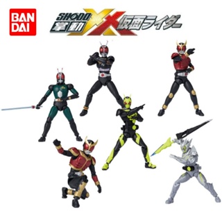 SHODO XX Double Cross Kamen Rider 01 Action Figure / Black RX, Kuga, Kuuga, Zero one