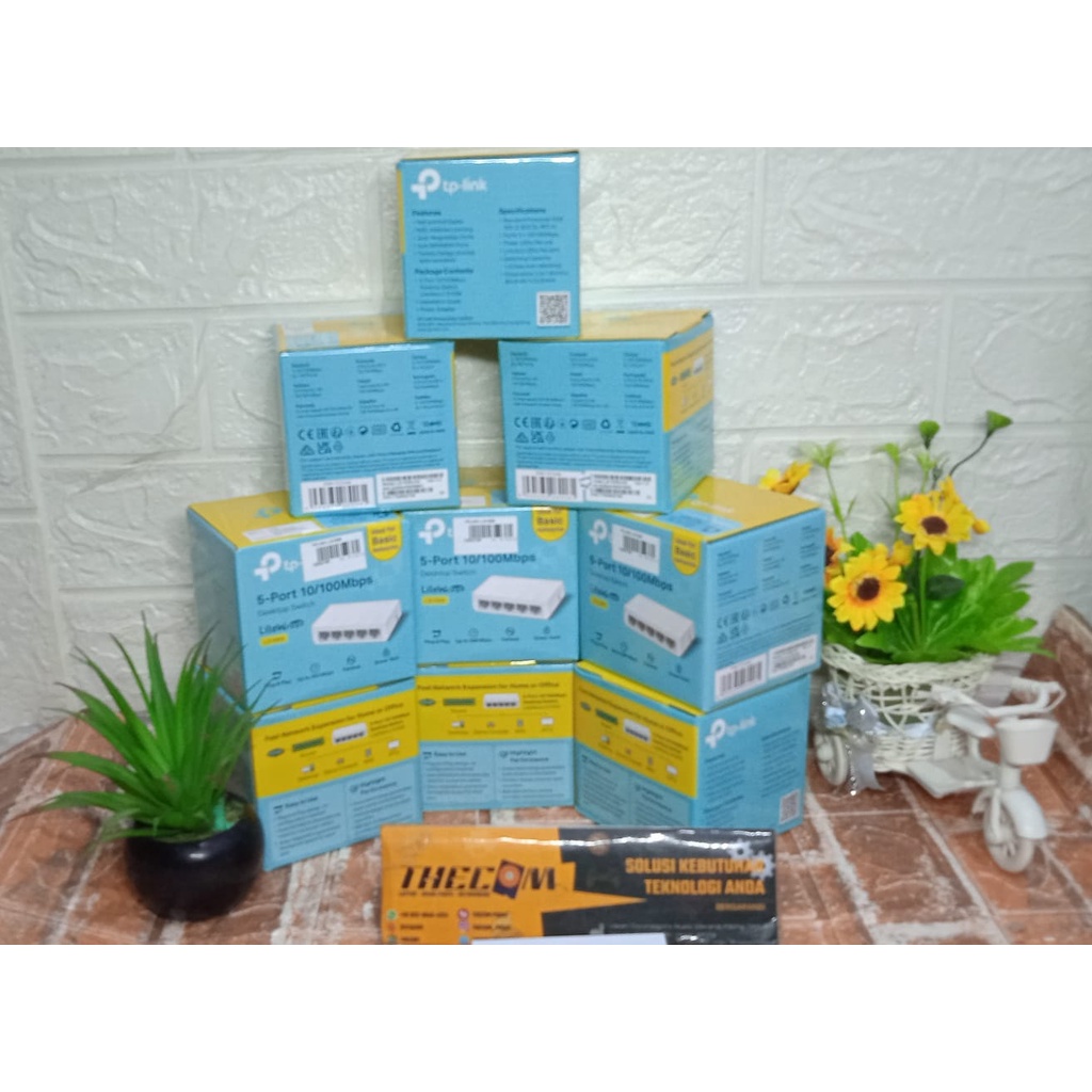 TP-LINK LS1005 SWITCH HUB 5 PORT 10/100Mbps Desktop -TPLINK LS 1005