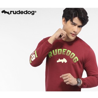 Rudedog By Hashtag เสื้อยืดแขนยาว (ปรับไซส์ใหญ่ขึ้น) ทรงผู้ชาย รุ่น Fighter สินค้าลิขสิทธิ์แท้ 10/11/65