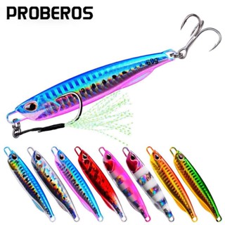 Proberos เหยื่อตกปลาโลหะ Jig 10 กรัม - 60 กรัมไม่มีตะขอ Lf102