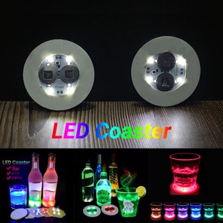 [B_398] LED Coaster Luminous Waterproof LED Decoration Bottle for Bar