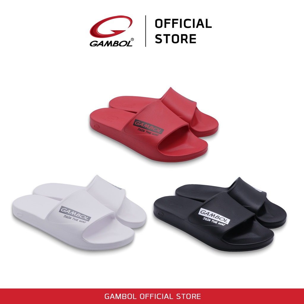GAMBOL แกมโบล รองเท้าแตะสวมชาย รุ่น GM42184 Size 40-44