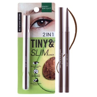 BABY BRIGHT Jel liner ทูอินวันไทนี่แอนด์สลิมไลน์เนอร์0.1G 2 in 1 อายไลน์เนอร์และอินไลน์เนอร์