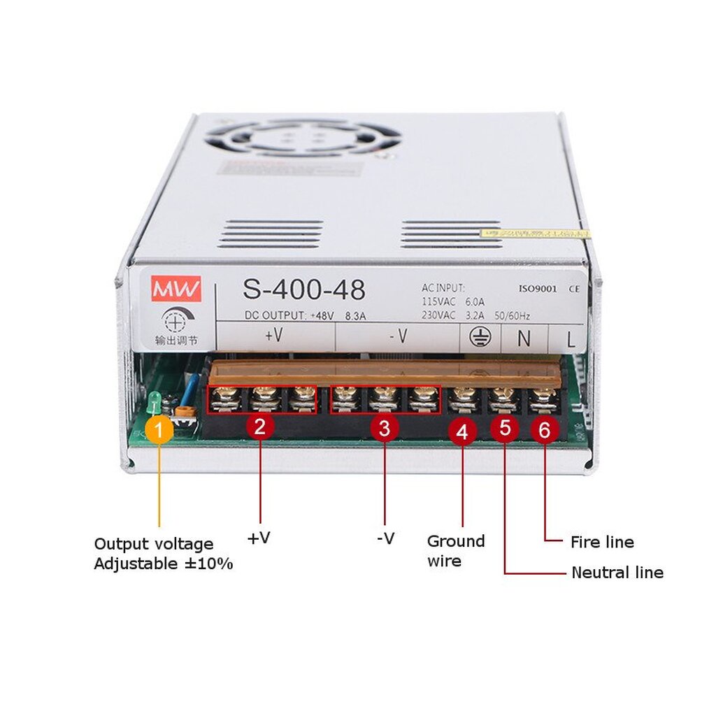 48V 8.3A สวิทชิ่งเพาเวอร์ซัพพลาย Switching Power supply ( 220v ac to ...